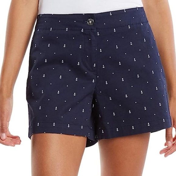 Nautica Women's Comfort Tailored Stretch Cotton Solid and Novelty Short Size 10 - Picture 1 of 6